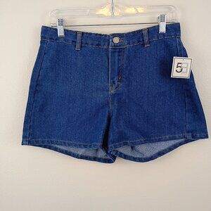 Girls Denim Shorts Size Large Blue Jean Shorts 5 B